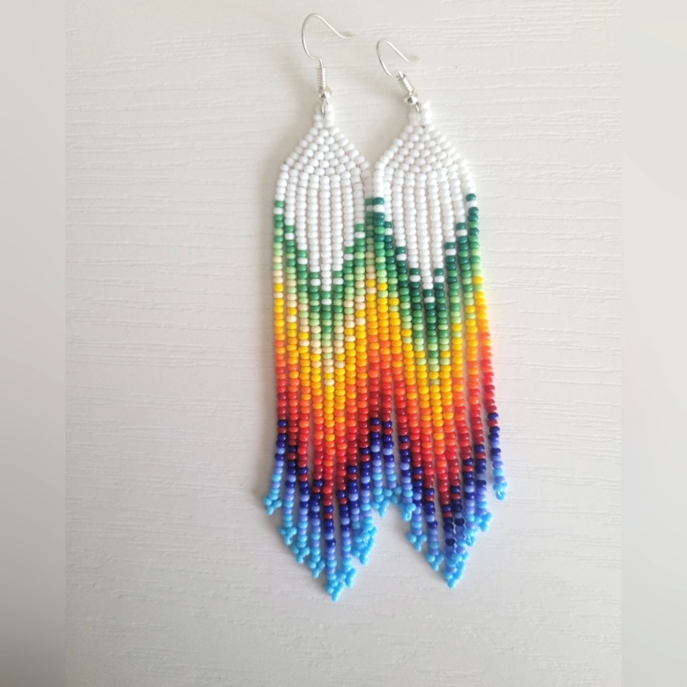 Boho Handmade Beaded Earrings